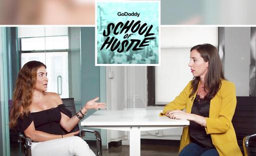 Bianca Jade interview on GoDaddy School of Hustle podcast show with Sarah Funky.